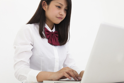 高校1，2年生のネット塾のイメージ