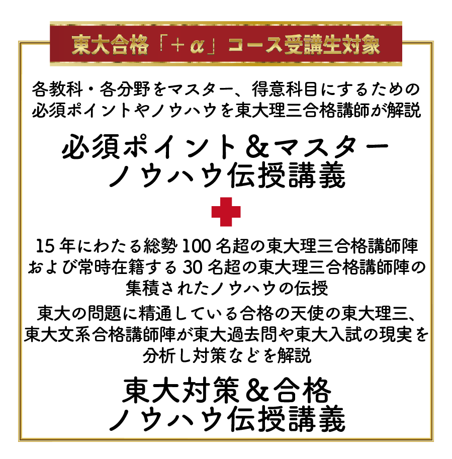 東大受験のネット塾 受講特典その２